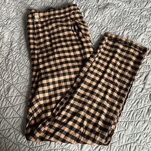 12th Tribe X Salty Blonde NWOT Bishop Check pants